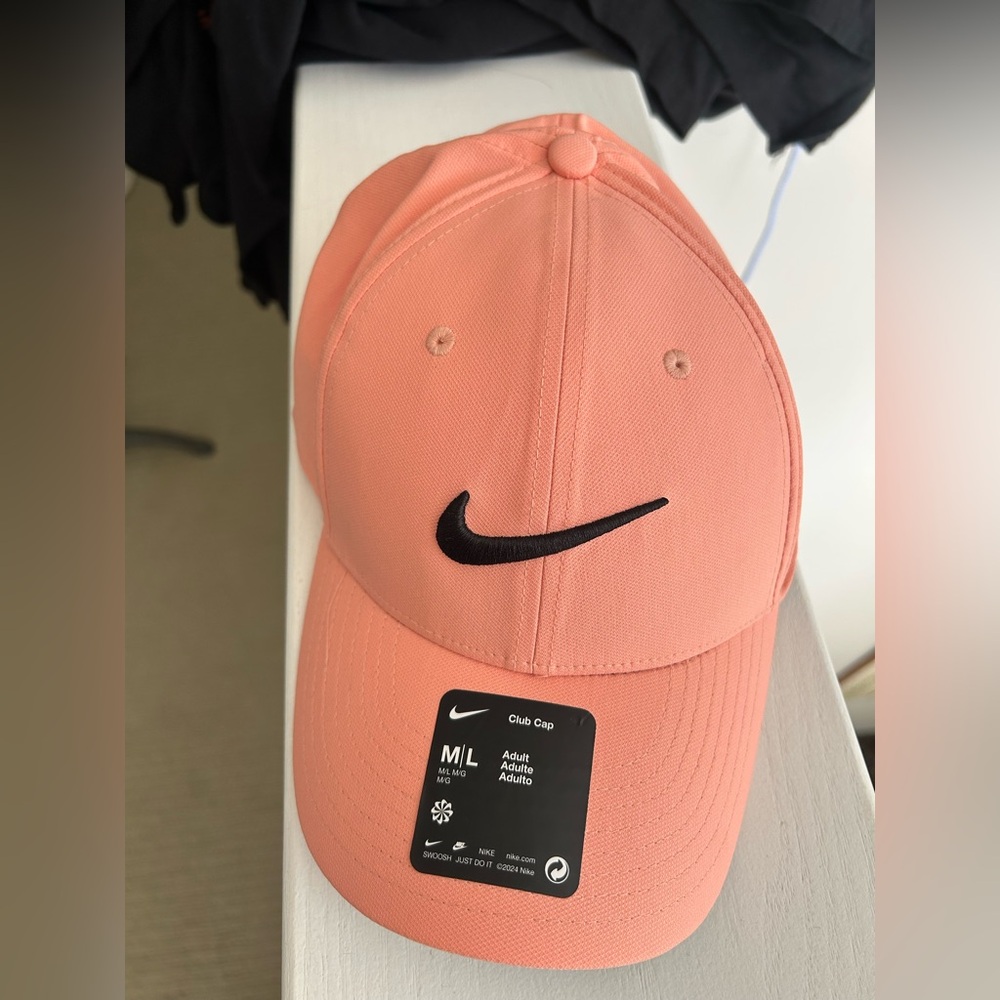 Nike Coral Cap with Black Embroidery